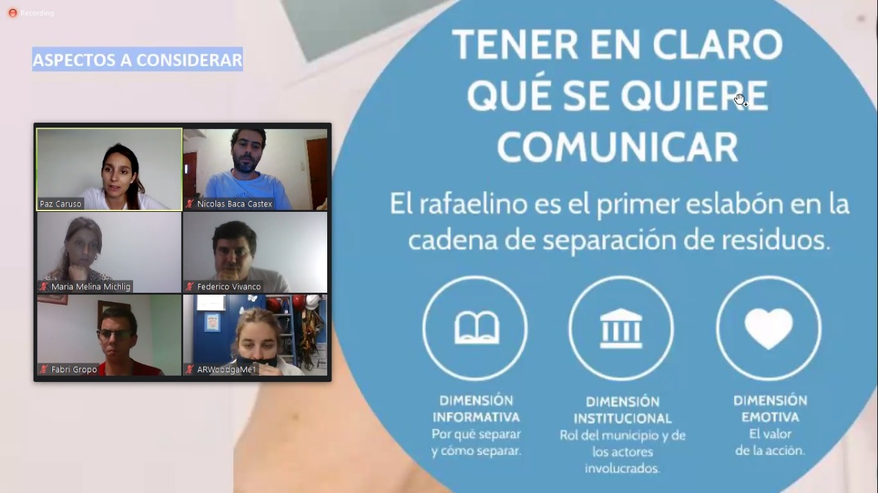 Se realizó la capacitación virtual “Campañas de comunicación GIRSU: qué contar y cómo contarlo” para municipios de los proyectos CEMPRE (Compromiso Empresarial por el Reciclaje)